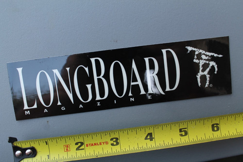 Longboard rivista surf nero - longboard,