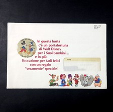 IL MERAVIGLIOSO MONDO DI WALT DISNEY - Busta Con Poster e Regalo Topolino - 1970