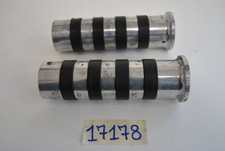 Coppia manopole cromate Ø 28,4mm-25,5 Grip set Moto Custom Harley Davidson