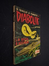 DIABOLIK R Costola bianca 1^ Ristampa numero 174 cond. ottime LA BARA D'ACCIAIO