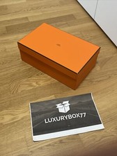 SCATOLA CONFEZIONE LUSSO HERMES BOX ORIGINALE Scarpe 35x21,5x12,5 Gucci Fendi
