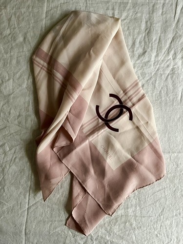 Chanel foulard seta 100 silk - chanel,
