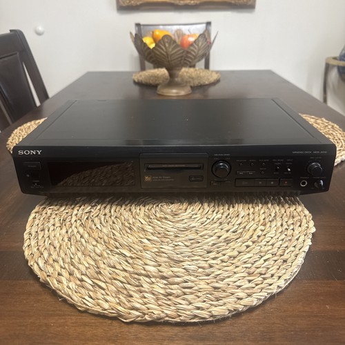 Sony mds je510 minidisc deck - sony,