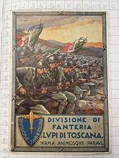 Cartolina Collezione Divisione Fanteria Lupi Di Toscana Viaggiata Roma P.M. 95