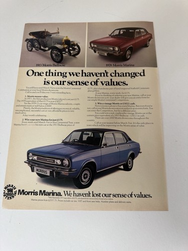 Original vintage 1978 morris - 1978,
