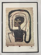 Jean-Michel Basquiat : Lithographie numérotée 50 par 70 cm. Vendue Encadrée