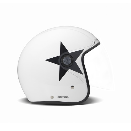 Casco jet dmd star - jet, bianco
