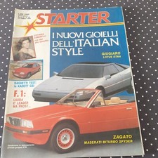 RIVISTA SETTIMANALE STARTER ANNO 1 NUMERO 20 ANNO 1984 CON DOPPIO POSTER