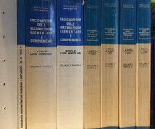 ENCICLOPEDIA DELLE MATEMATICHE ELEMENTARI E COMPLEMENTARI, 7 voll., HOEPLI, 1979