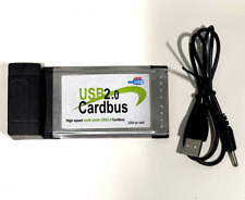 Pc Card PCMCIA USB 2.0 Cardbus 32bit pc card + cavo di connessione