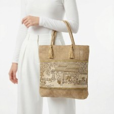 Borsa donna tote bag in paglia