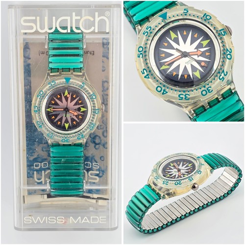Swatch scuba sdk108 mint drops - scuba,