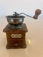 Macinacaffè a manovella manuale macinino macina caffè legno 