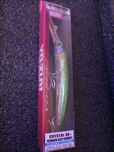Zuri crystal minnow deep - crystal, 3d