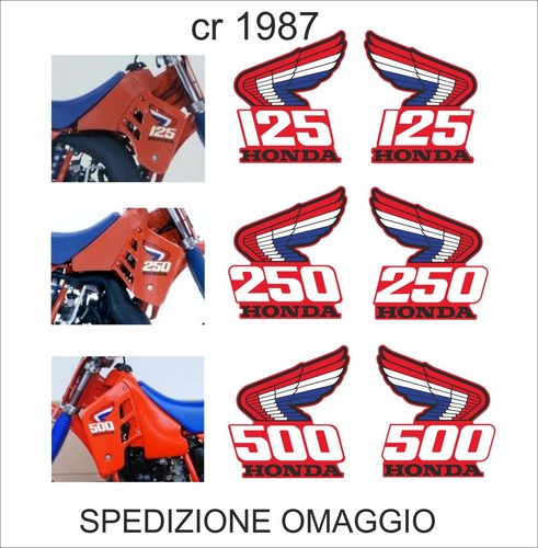 Kit adesivi honda 1987 in - kit,