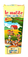 muino bianco barilla - gli amici del mulino 90s scatola 8 matite colorate gadget