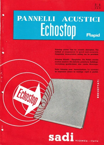 1958 depliant sadi - sadi, vicenza