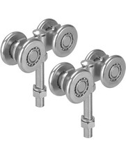 Ruota a rulli silenziosa per