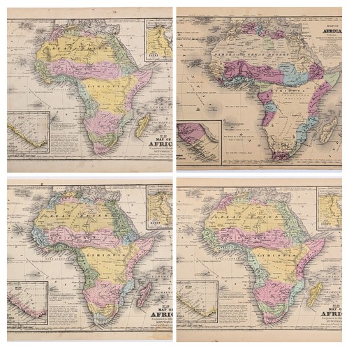 Mappe africa 1840 1850 - , 1840-1850