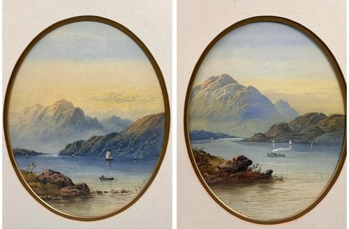 Coppia antichi acquerelli - antichi,