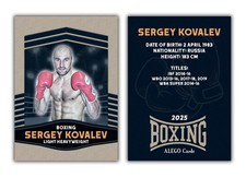 * Carte Alego Sergey Kovalev