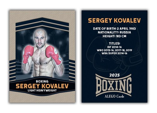 Carte alego sergey kovalev - *,