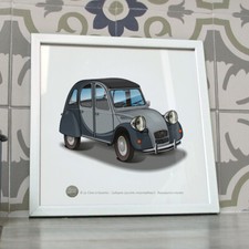 Poster citroen 2cv charleston
