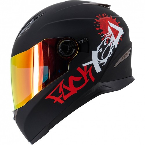 Casco moto sting you rosso - casco,