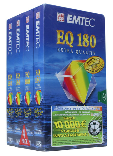 Emtec lot cassette - lot, vhs