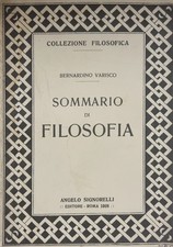 Libro Antico Sommario di