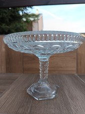 Alzata Vetro Pressato Vintage