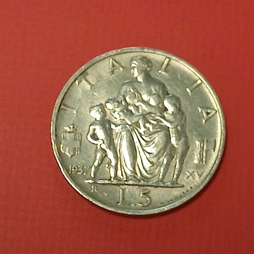Regno italia moneta lire - d'italia,