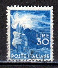 Italia  Democratica  1945 Serie ordinaria 30 LIRE usato