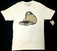 T-shirt Pusheen The Cat DJ PUSHEEN nuova con etichetta con licenza e ufficiale S-3XL