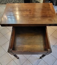 Tavolo a libro antico fine '800 in ciliegio e noce