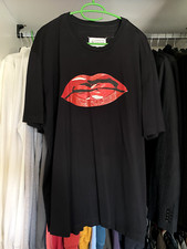 ULTRA RARE T.SHIRT MAISON MARGIELA F/W 2018 LIPS GLITTER SFILATA ARCHIVE