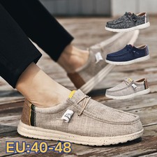 Scarpe uomo casual in tela mocassini traspiranti antiscivolo scarpe da barca guida 