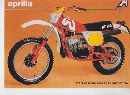 Brochure prospekt moto aprilia - brochure,