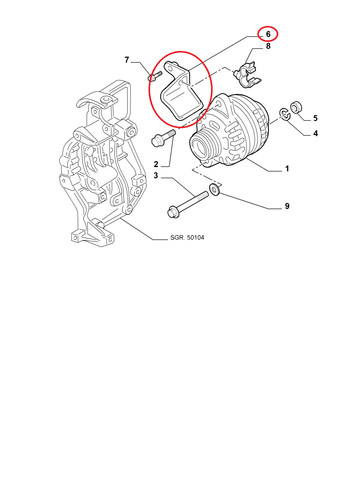 Riparo alternatore alfa romeo - alfa,