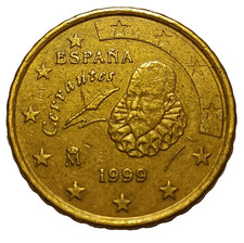10 CENTESIMI DI EURO SPAGNA ANNO 1999 MOLTO RARA