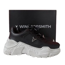 ORIGINALI  WINDSOR SMITH CARTE NERO PELLE 