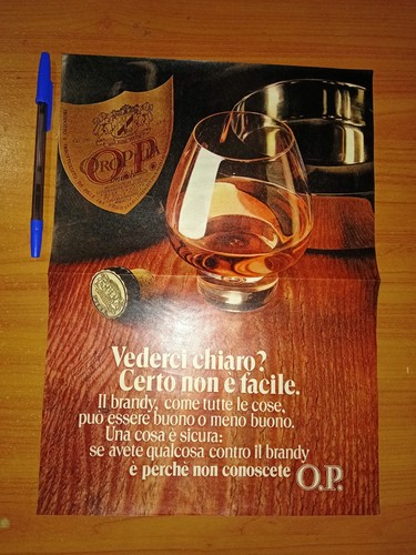Pubblicità brandy oro pilla - oro,