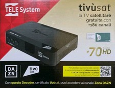 DECODER HD SATELLITARE STRONG TIVUSAT  SCHEDA GIÀ ATTIVATA,  ACTIVATED