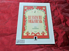 MUSICA POPOLARE RUSSA spartiti