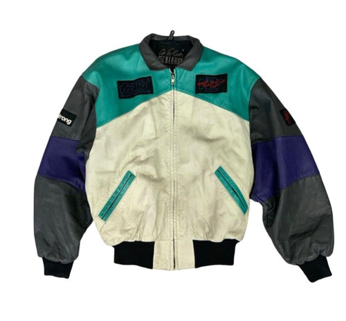 Vtg 90s leather - vtg,