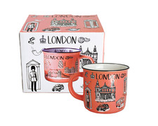 London Elegance Coffee/Tea Cup Souvenir Iconic Cityscape Design Home Kitchen Off