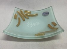 Piattino svuotatasche in vetro di Murano Petenà made in Italy 11,5x11,5x3 cm