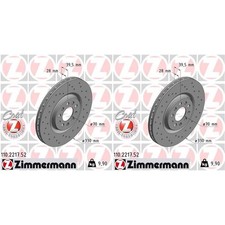 2x ZIMMERMANN Sport Dischi