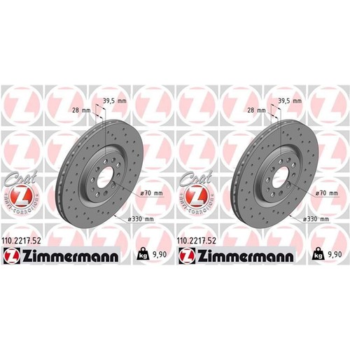 Zimmermann sport dischi - 2x,