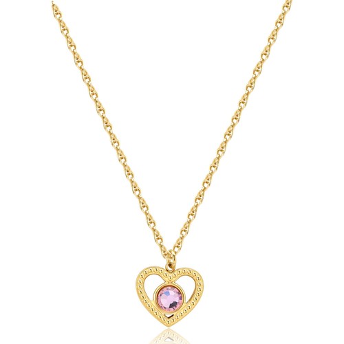 Collana cuore donna cristallo - donna,